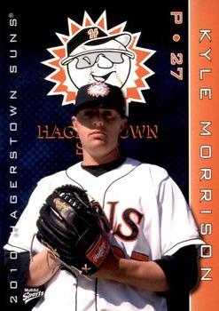 2010 MultiAd Hagerstown Suns #10 Kyle Morrison Front