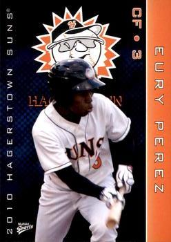 2010 MultiAd Hagerstown Suns #26 Eury Perez Front