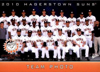 2010 MultiAd Hagerstown Suns #35 Checklist Front