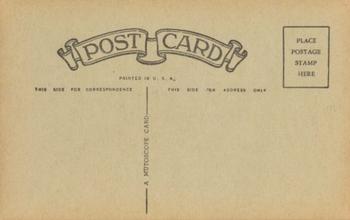 1955 Exhibits Post Card Backs - Mutoscope Back #NNO Matt Batts Back