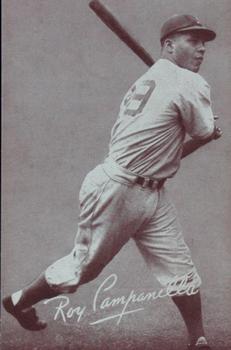 1955 Exhibits Post Card Backs - Mutoscope Back #NNO Roy Campanella Front