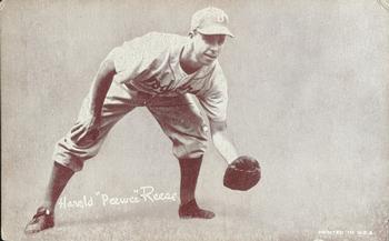 1955 Exhibits Post Card Backs - Mutoscope Back #NNO Pee Wee Reese Front