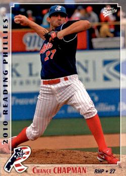 2010 MultiAd Reading Phillies #7 Chance Chapman Front
