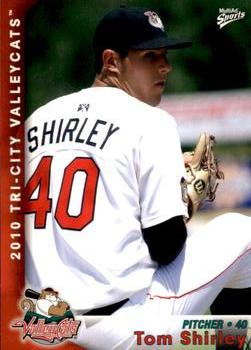 2010 MultiAd Tri-City ValleyCats #24 Tom Shirley Front