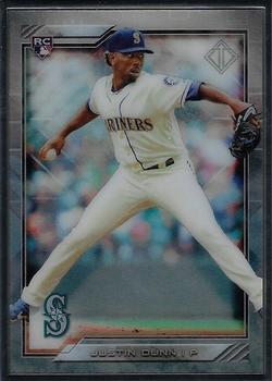 2020 Bowman Transcendent Collection #3 Justin Dunn Front