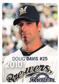 2010 Milwaukee Brewers Police - Portage County Sheriff Dept. #NNO Doug Davis Front
