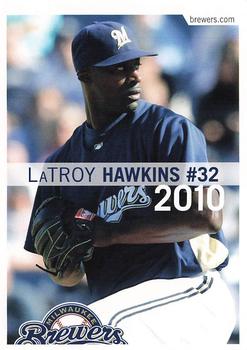 2010 Milwaukee Brewers Police - Portage County Sheriff Dept. #NNO LaTroy Hawkins Front
