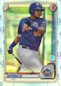 2020 Bowman 1st Edition - Sky Blue #BFE-37 Wilfred Astudillo Front