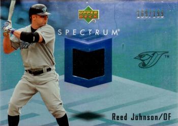 2007 Upper Deck Spectrum - Swatches #SSW-RJ Reed Johnson Front