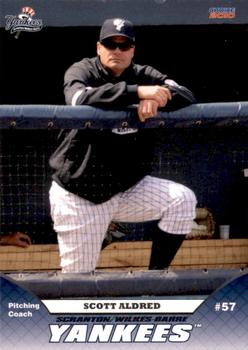 2010 Choice Scranton/Wilkes-Barre Yankees #27 Scott Aldred Front