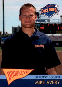 2010 Brooklyn Cyclones #7 Mike Avery Front