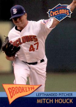 2010 Brooklyn Cyclones #25 Mitch Houck Front