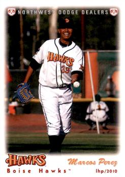2010 Grandstand Boise Hawks #NNO Marcos Perez Front