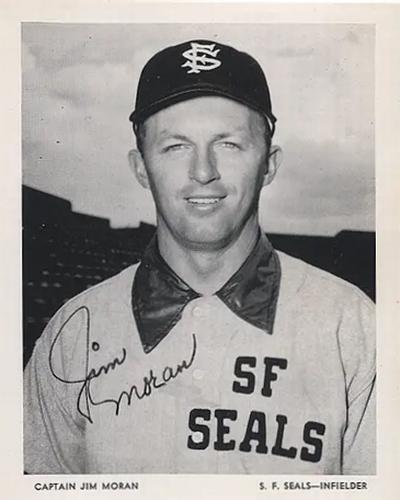 1953 San Francisco Seals #NNO Jim Moran Front