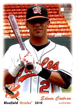 2010 Grandstand Bluefield Orioles #NNO Edwin Cintron Front