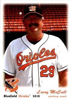 2010 Grandstand Bluefield Orioles #NNO Larry McCall Front