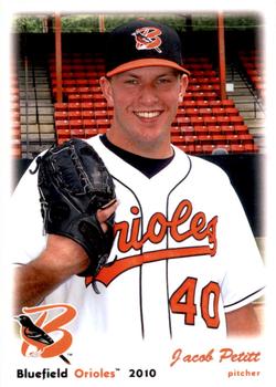 2010 Grandstand Bluefield Orioles #NNO Jacob Petitt Front