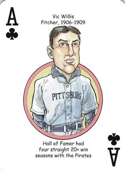 2013 Hero Decks Pittsburgh Pirates Baseball Heroes Playing Cards #A♣ Vic Willis Front
