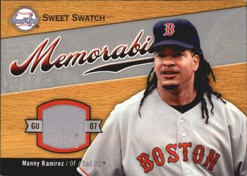 2007 Upper Deck Sweet Spot - Sweet Swatch Memorabilia #SW-MR Manny Ramirez Front