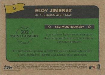 2019-20 Topps 582 Montgomery Club Set 3 #8 Eloy Jimenez Back