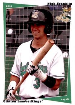2010 Grandstand Clinton LumberKings #NNO Nick Franklin Front
