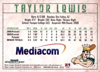 2010 Grandstand Clinton LumberKings Update 1 #NNO Taylor Lewis Back