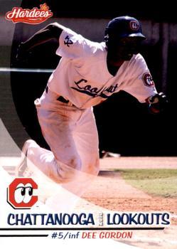 2010 Grandstand Chattanooga Lookouts #NNO Dee Gordon Front