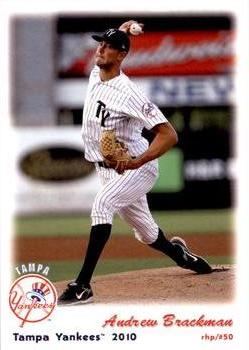 2010 Grandstand Tampa Yankees #NNO Andrew Brackman Front