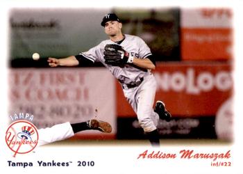 2010 Grandstand Tampa Yankees #NNO Addison Maruszak Front