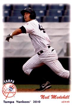 2010 Grandstand Tampa Yankees #NNO Neil Medchill Front