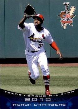 2010 Grandstand Texas League All-Stars North Division #NNO Adron Chambers Front