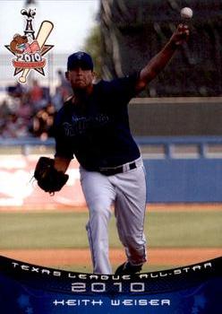2010 Grandstand Texas League All-Stars North Division #NNO Keith Weiser Front