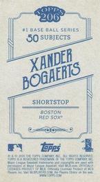 2020 Topps 206 #NNO Xander Bogaerts Back