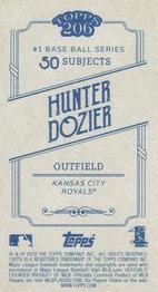 2020 Topps 206 #NNO Hunter Dozier Back
