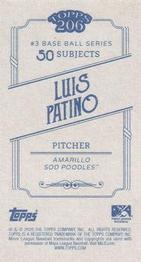 2020 Topps 206 #NNO Luis Patino Back