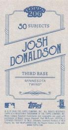 2020 Topps 206 #NNO Josh Donaldson Back
