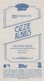2020 Topps 206 #NNO Ozzie Albies Back