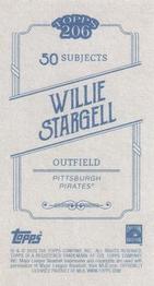 2020 Topps 206 #NNO Willie Stargell Back