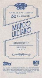 2020 Topps 206 #NNO Marco Luciano Back