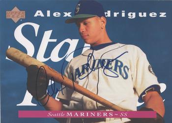 1995 Upper Deck - Autographs Jumbo #215 Alex Rodriguez Front
