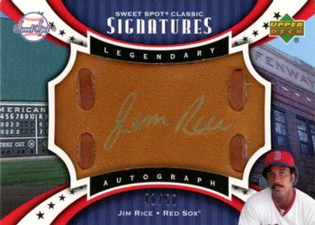 2007 Upper Deck Sweet Spot Classic - Signatures Leather Gold Ink #SPS-RI Jim Rice Front