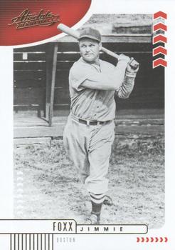 2020 Panini Absolute #76 Jimmie Foxx Front