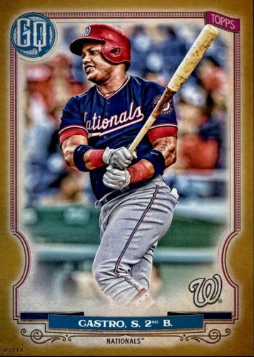 2020 Topps Gypsy Queen 5x7 - Gold 5x7 #259 Starlin Castro Front