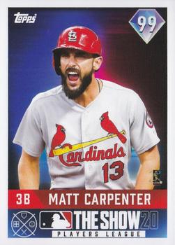 2020 Topps On-Demand Set 8: MLB The Show #6 Matt Carpenter Front