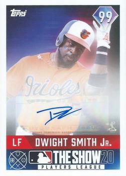 2020 Topps On-Demand Set 8: MLB The Show - Autographs #21A Dwight Smith Jr. Front