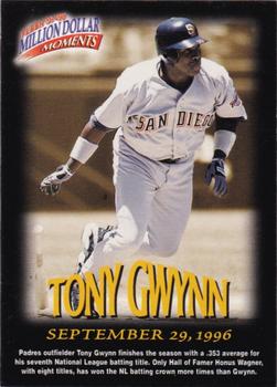 1997-98 Fleer Million Dollar Moments - Exchange #46 Tony Gwynn Front