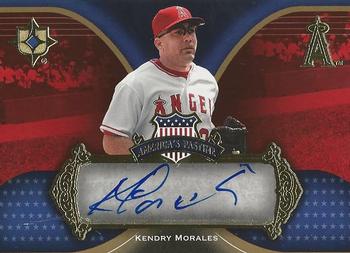 2007 Upper Deck Ultimate Collection - America's Pastime Signatures #AP-KM Kendry Morales Front