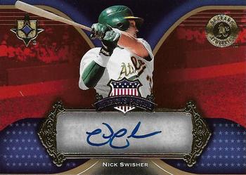 2007 Upper Deck Ultimate Collection - America's Pastime Signatures #AP-NW Nick Swisher Front