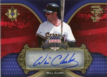 2007 Upper Deck Ultimate Collection - America's Pastime Signatures #AP-WC Will Clark Front