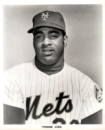 1971 New York Mets 8x10 Photos #NNO Tommie Agee Front